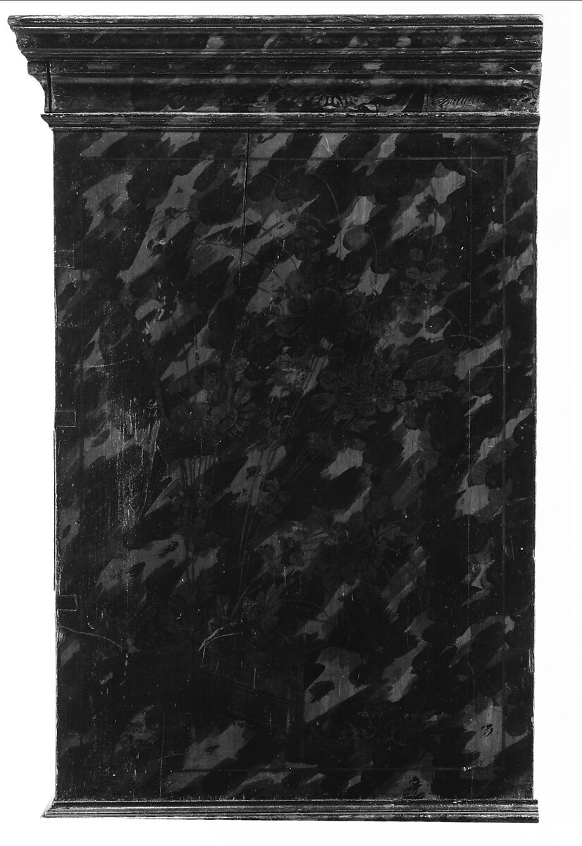 Chest of Drawers, Japanned maple, japanned white pine, white pine; brass, American