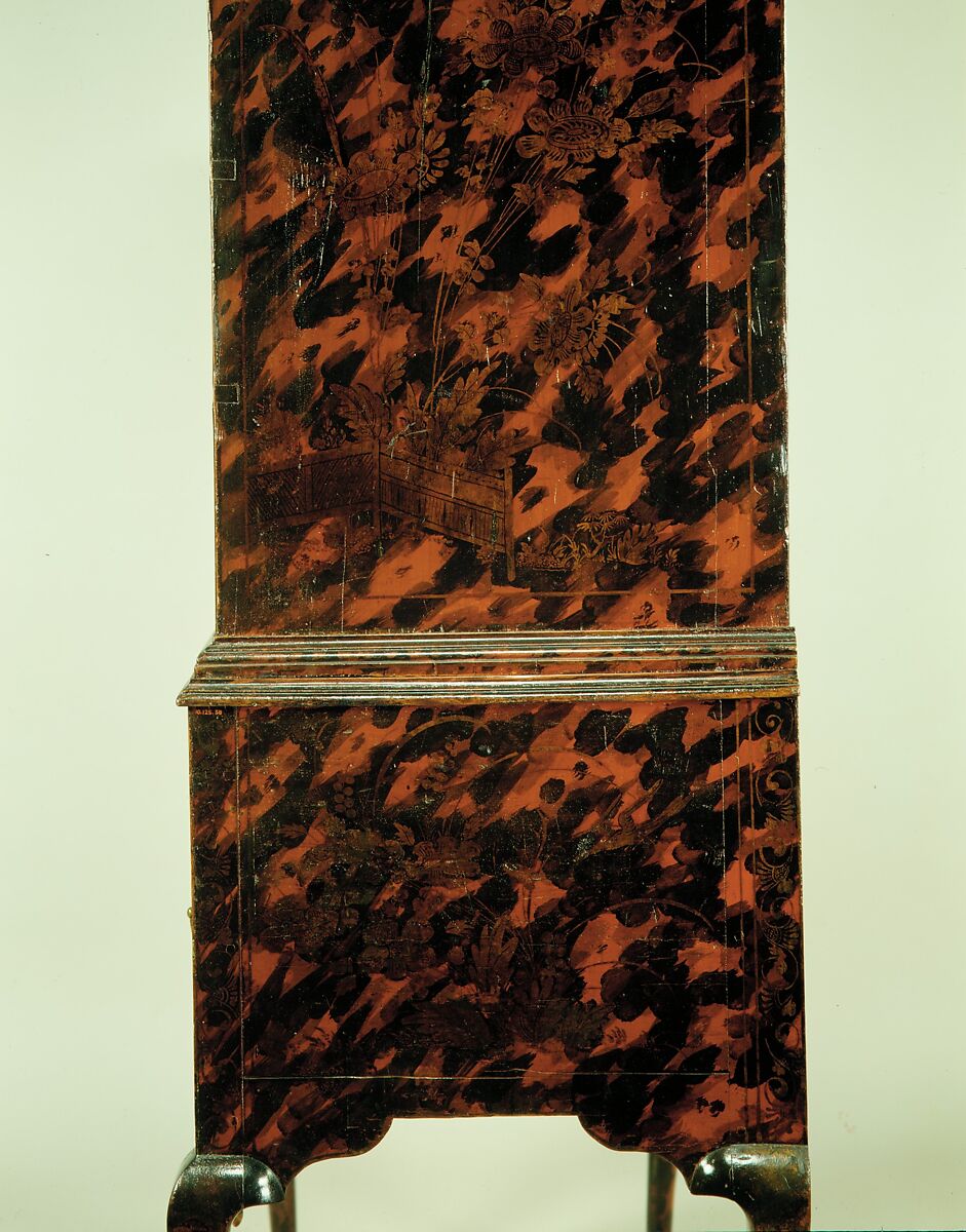 Chest of Drawers, Japanned maple, japanned white pine, white pine; brass, American