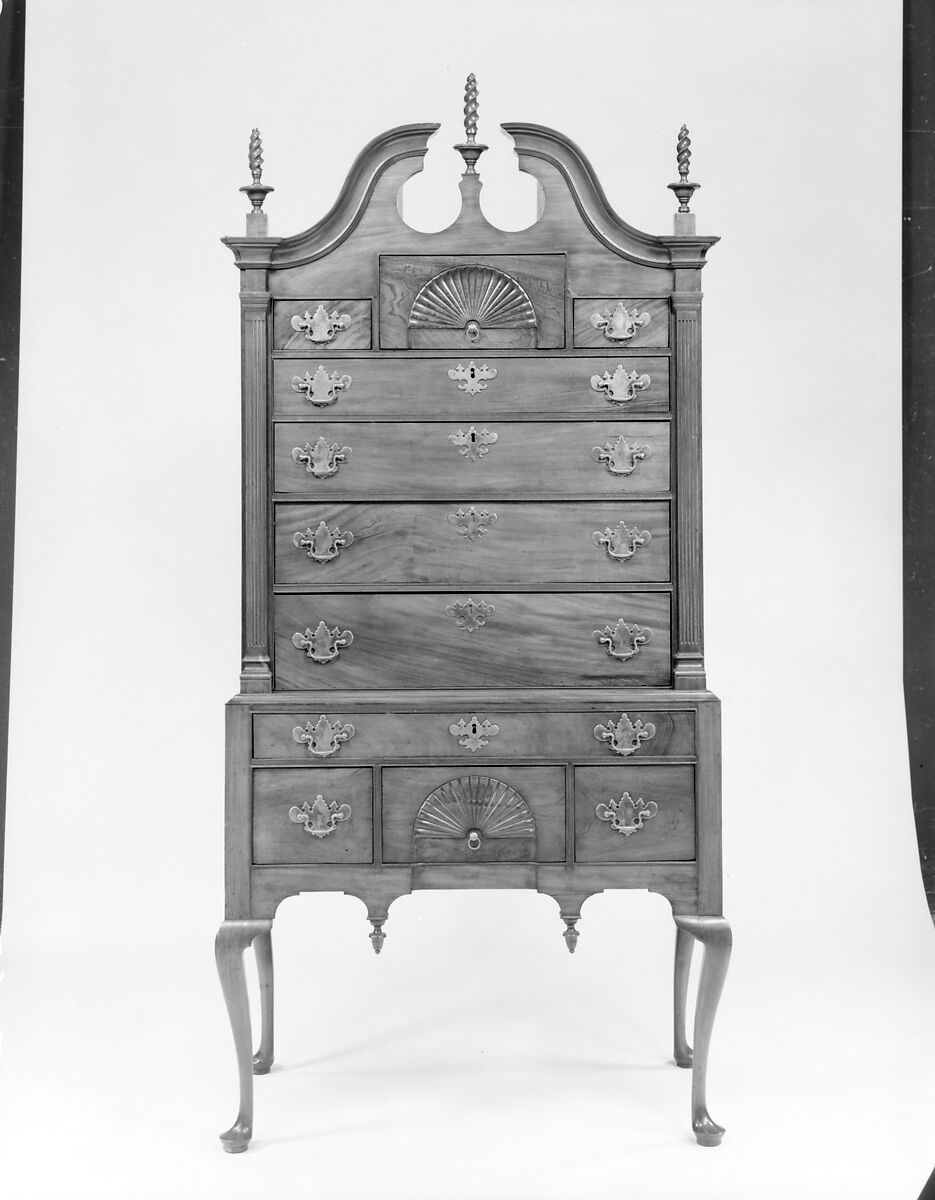 Chest of Drawers, Mahogany, white pine, American