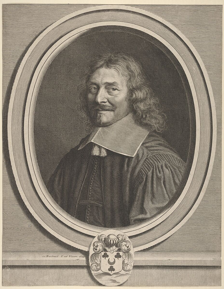 Simon Dreux d'Aubray, Robert Nanteuil (French, Reims 1623–1678 Paris), Engraving; second state of two (Petitjean & Wickert) 