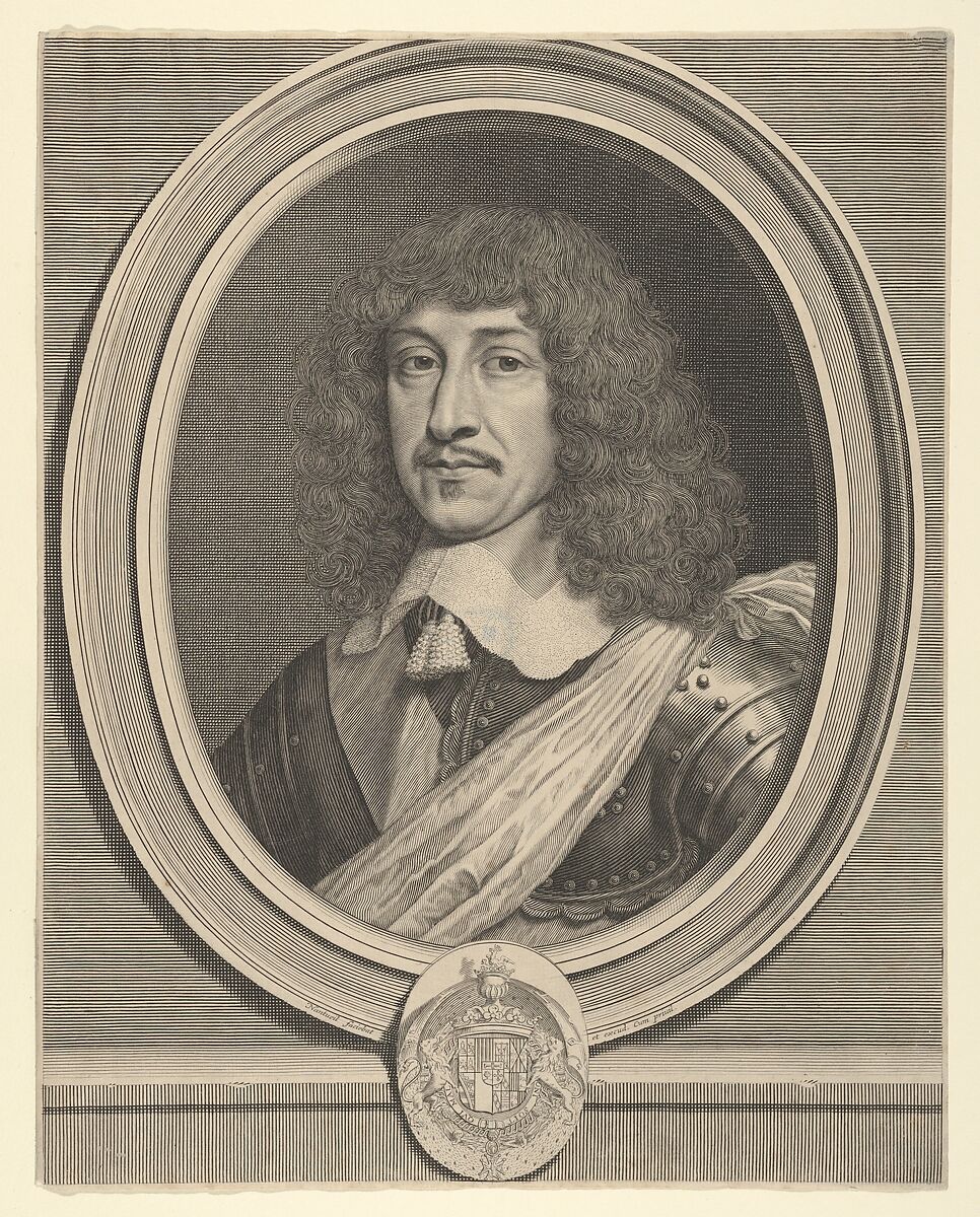 Bernard de Foix de La Valette, duc d'Eperon, Robert Nanteuil (French, Reims 1623–1678 Paris), Engraving; first state of three (Petitjean & Wickert) 
