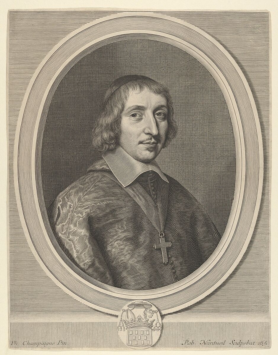 Philibert-Emmanuel de Beaumanoir de Lavardin, Robert Nanteuil (French, Reims 1623–1678 Paris), Engraving; third state of five [?] (Petitjean & Wickert) 