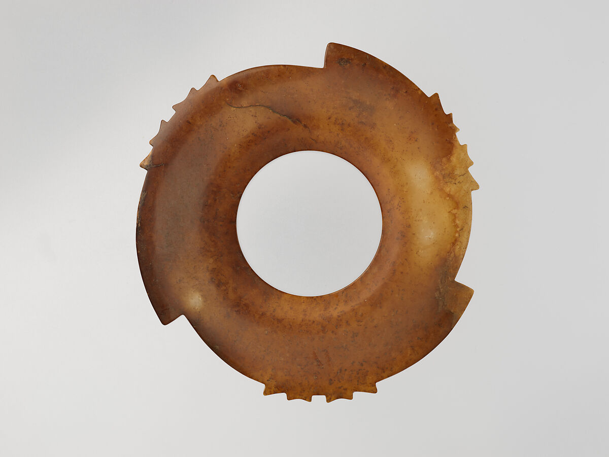 Notched disc, Jade (nephrite), China