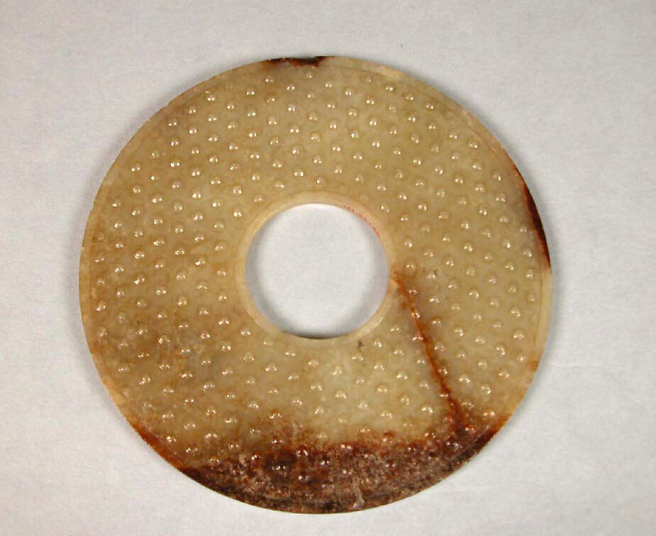 Ritual Disk (Bi), Jade (nephrite), China 