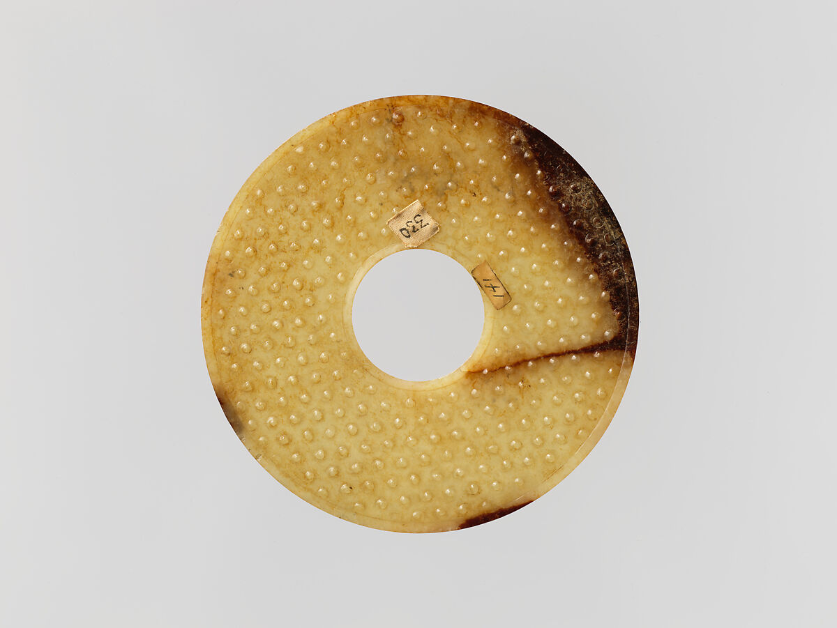 Ritual Disk (Bi), Jade (nephrite), China