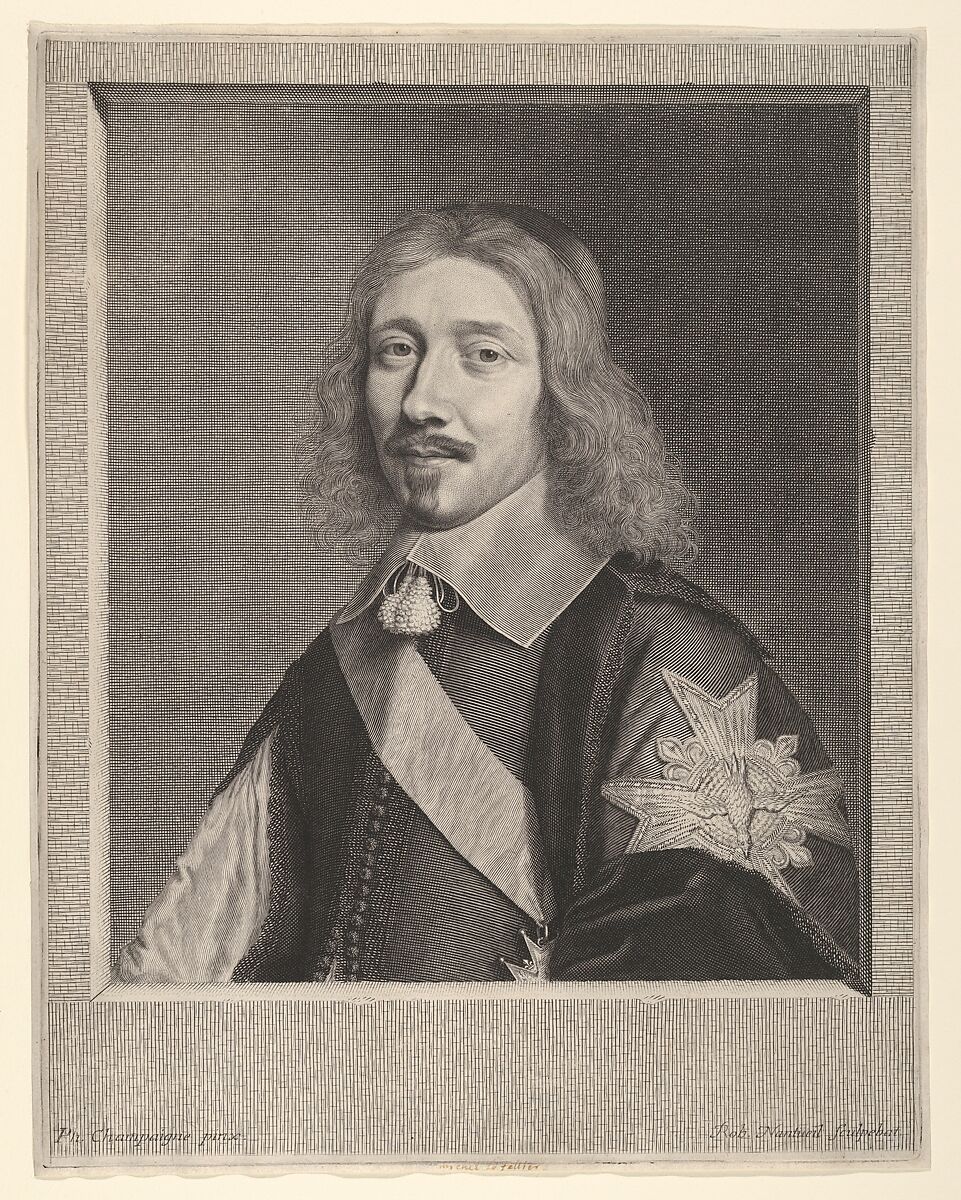 Michel IV Le Tellier (Le Chancelier), Robert Nanteuil (French, Reims 1623–1678 Paris), Engraving; second state of two (Petitjean & Wickert) 
