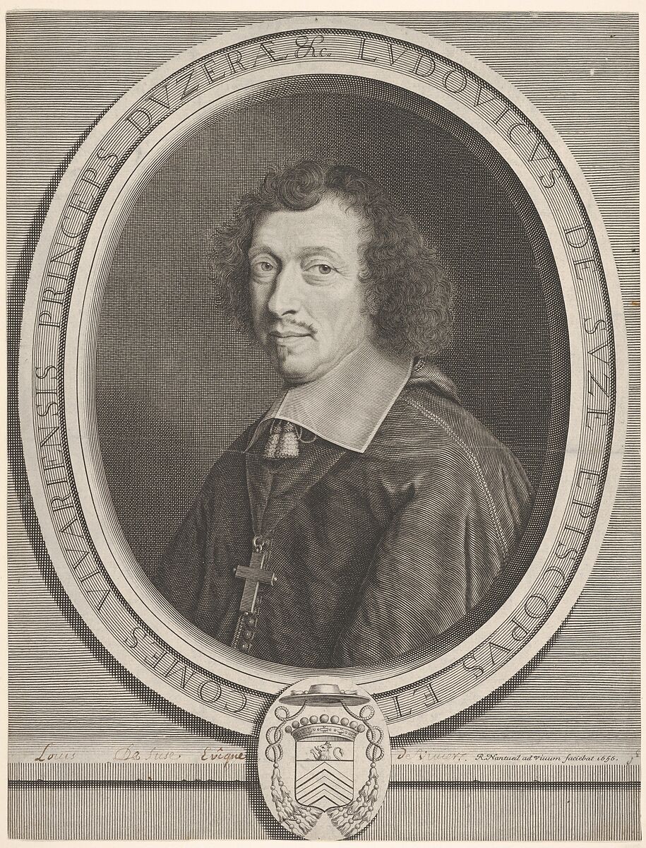 Louis-François de La Baume de Suze, Robert Nanteuil (French, Reims 1623–1678 Paris), Engraving 
