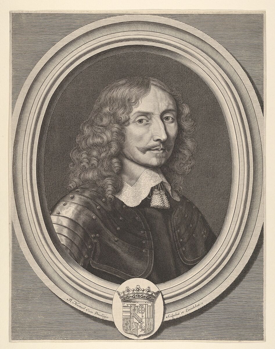 Henri II de Lorraine, marquis de Mouy, Robert Nanteuil (French, Reims 1623–1678 Paris), Engraving; first state of three (Petitjean & Wickert) 