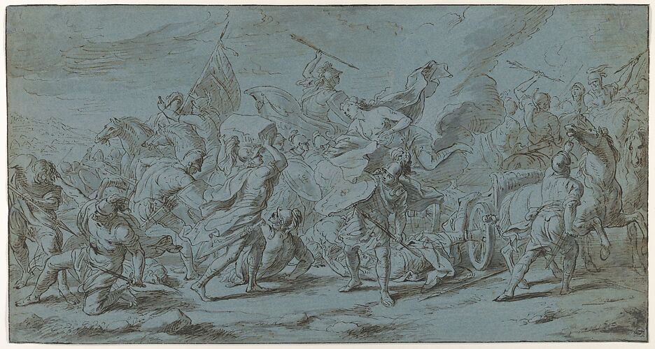 The Battle of Diomedes and Aeneas (from the Story of Achilles)