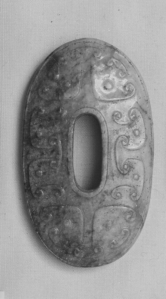 Girdle ring, Jade, China 