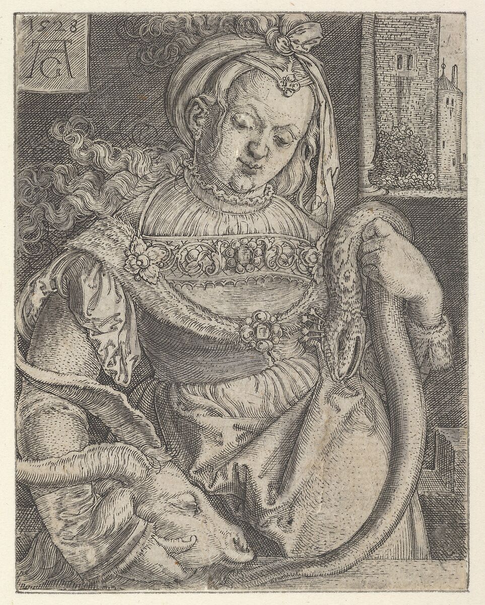 Intemperance, from Vice and Virtues, Heinrich Aldegrever (German, Paderborn ca. 1502–1555/1561 Soest), Engraving 