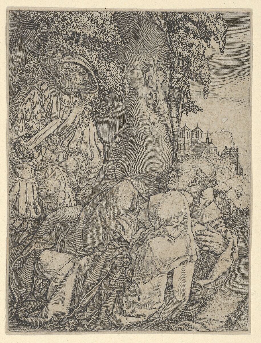 The Monk and the Nun, Heinrich Aldegrever (German, Paderborn ca. 1502–1555/1561 Soest), Engraving 