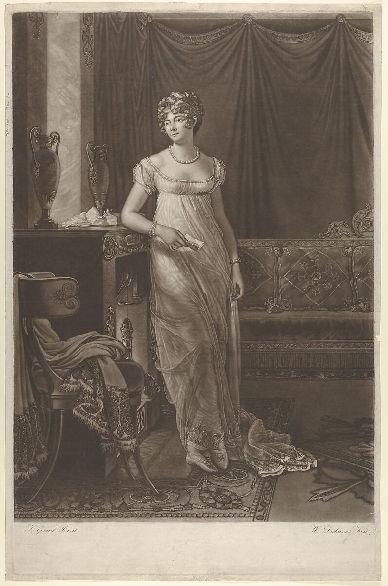 Madame Talleyrand, William Dickinson (British, London? 1746/47?–1823 Paris), Mezzotint 