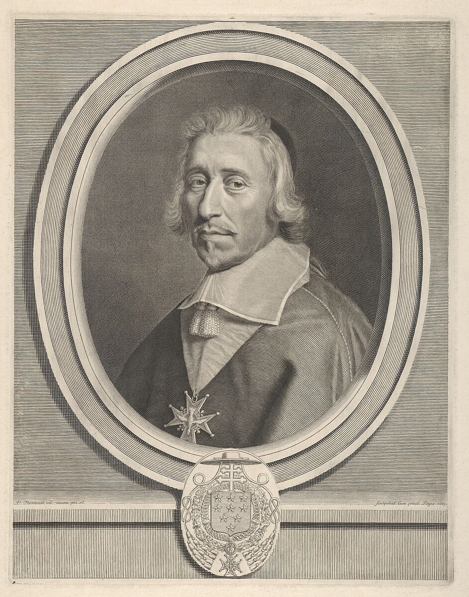 Hardouin de Beaumont de Péréfixe, Robert Nanteuil (French, Reims 1623–1678 Paris), Engraving; second state of three (Petitjean & Wickert) 