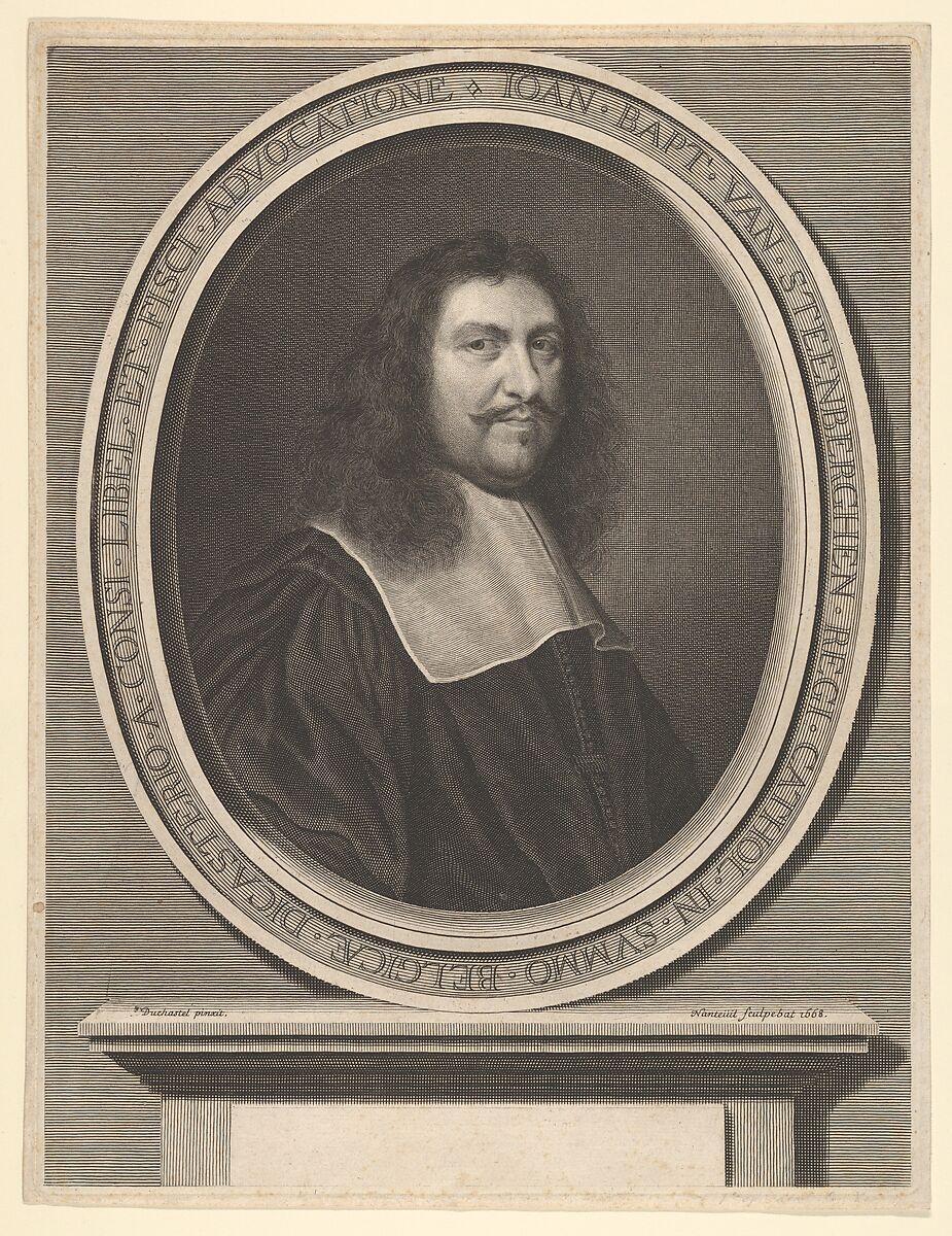 Jean-Baptiste van Steenberghen, Robert Nanteuil (French, Reims 1623–1678 Paris), Engraving; fourth state of five (Petitjean & Wickert) 