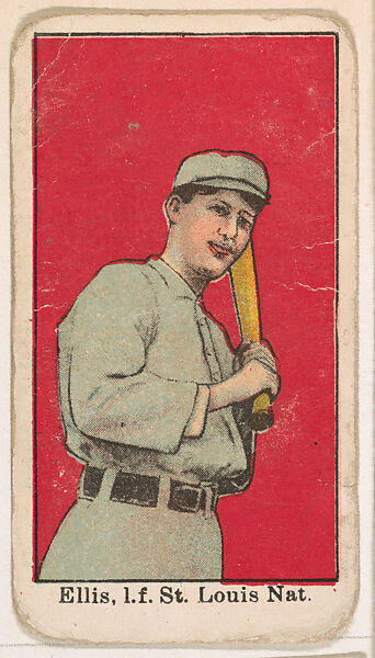 Ellis, Left Field, St. Louis, National League, from the Baseball Caramels series, type 1 (E90-1) for the American Caramel Company, Issued by American Caramel Company, Philadelphia, Photolithograph 
