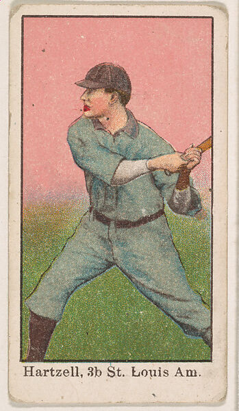Hartzell, 3rd Base, St. Louis, American League, from the Baseball Caramels series, type 1 (E90-1) for the American Caramel Company, Issued by American Caramel Company, Philadelphia, Photolithograph 