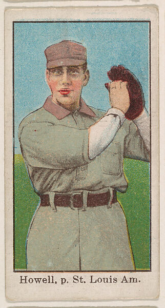 Howell, Pitcher, St. Louis, American League, from the Baseball Caramels series, type 1 (E90-1) for the American Caramel Company, Issued by American Caramel Company, Philadelphia, Photolithograph 