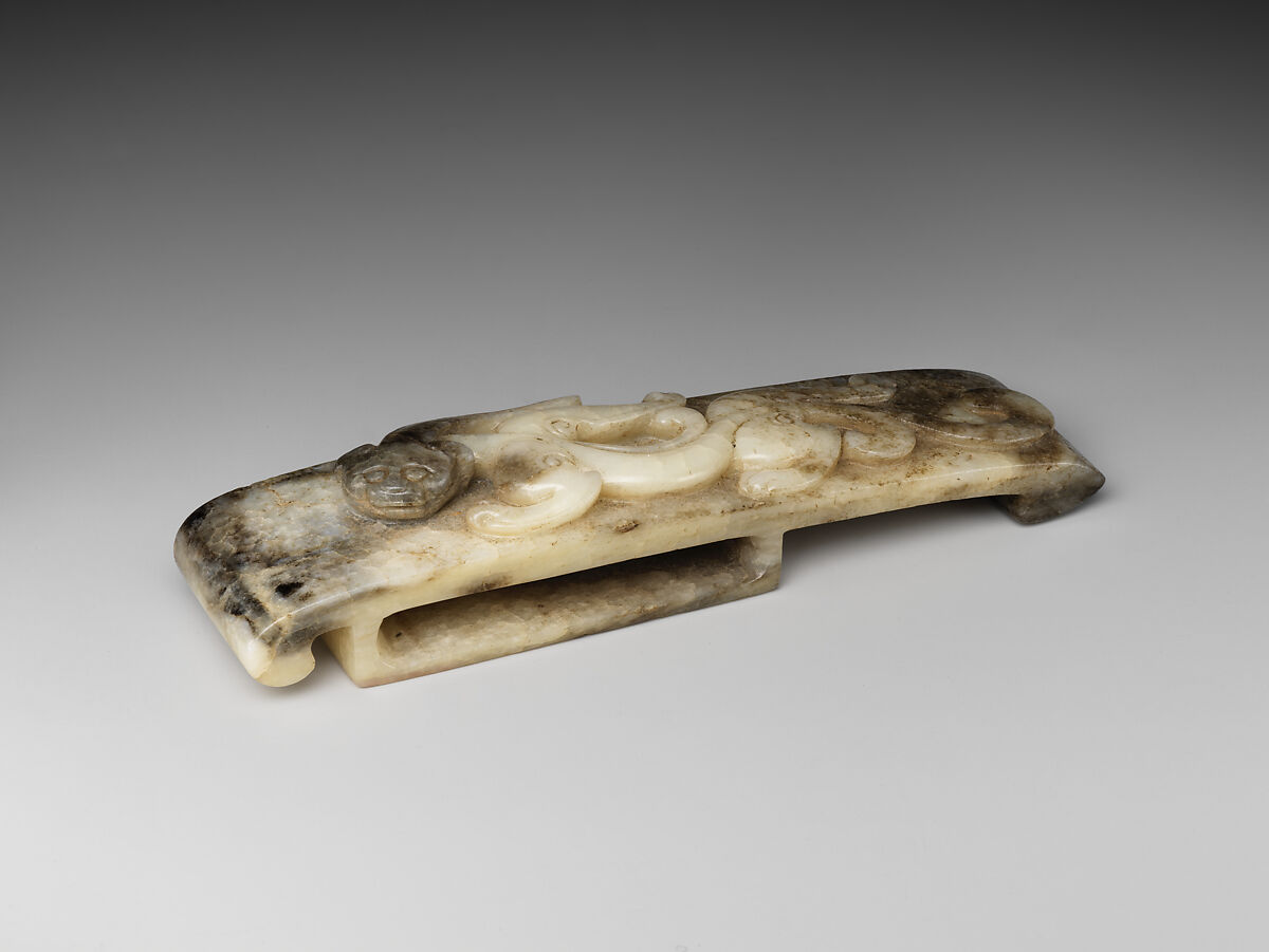 Scabbard slide, Jade, China