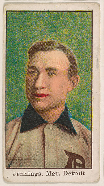 Jennings, Manager, Detroit, from the Baseball Caramels series, type 1 (E90-1) for the American Caramel Company, Issued by American Caramel Company, Philadelphia, Photolithograph 