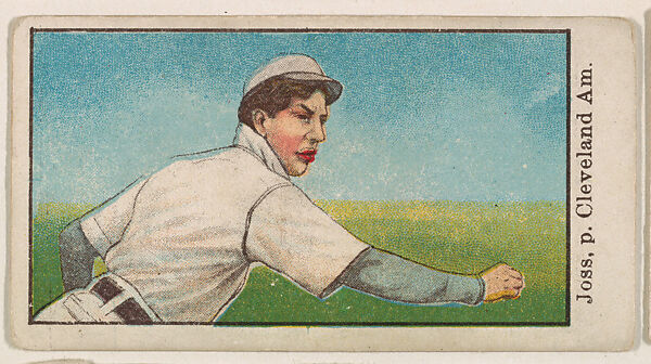 Joss, Pitcher, Cleveland, American League, from the Baseball Caramels series, type 1 (E90-1) for the American Caramel Company, Issued by American Caramel Company, Philadelphia, Photolithograph 