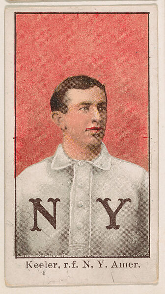 Keeler, Right Field, New York, American League, from the Baseball Caramels series, type 1 (E90-1) for the American Caramel Company, Issued by American Caramel Company, Philadelphia, Photolithograph 