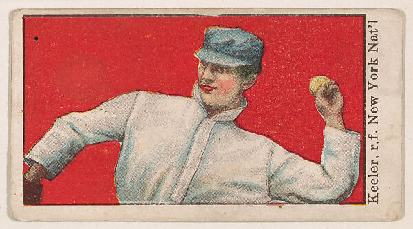 Keeler, Right Field, New York, National League, from the Baseball Caramels series, type 1 (E90-1) for the American Caramel Company, Issued by American Caramel Company, Philadelphia, Photolithograph 