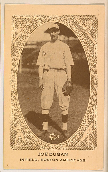 Joe Dugan, Infield, Boston Americans, from the American Caramel Baseball Players series (E120) for the American Caramel Company, Issued by American Caramel Company, Lancaster and York, Pennsylvania, Photolithograph 