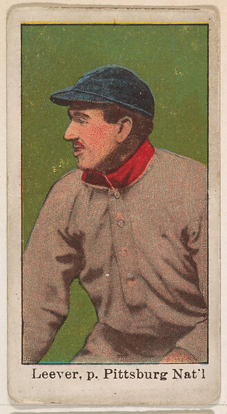 Leever, Pitcher, Pittsburgh, National League, from the Baseball Caramels series, type 1 (E90-1) for the American Caramel Company, Issued by American Caramel Company, Philadelphia, Photolithograph 