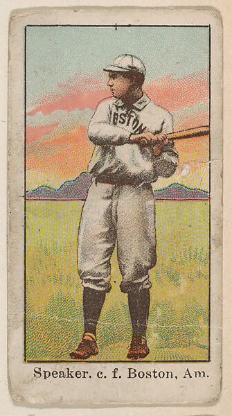 Speaker, Center Field, Boston, American League, from the Baseball Caramels series, type 1 (E90-1) for the American Caramel Company, Issued by American Caramel Company, Philadelphia, Photolithograph 
