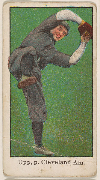 Upp, Pitcher, Cleveland, American League, from the Baseball Caramels series, type 1 (E90-1) for the American Caramel Company, Issued by American Caramel Company, Philadelphia, Photolithograph 