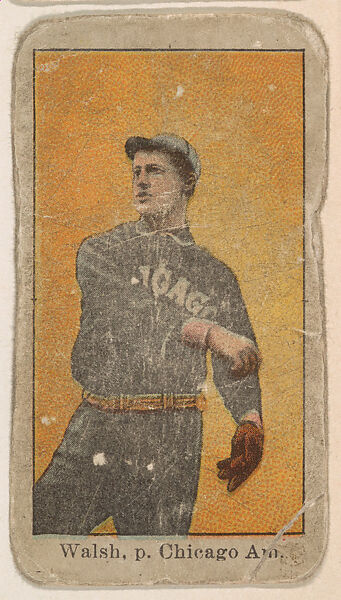 Walsh, Pitcher, Chicago, American League, from the Baseball Caramels series, type 1 (E90-1) for the American Caramel Company, Issued by American Caramel Company, Philadelphia, Photolithograph 