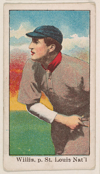 Willis, Pitcher, St. Louis, National League, from the Baseball Caramels series, type 1 (E90-1) for the American Caramel Company, Issued by American Caramel Company, Philadelphia, Photolithograph