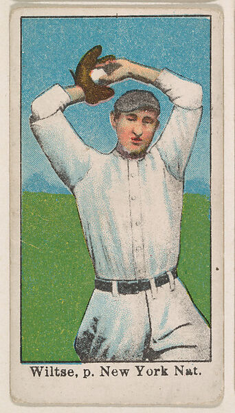 Wiltse, Pitcher, New York, National League, from the Baseball Caramels series, type 1 (E90-1) for the American Caramel Company, Issued by American Caramel Company, Philadelphia, Photolithograph 