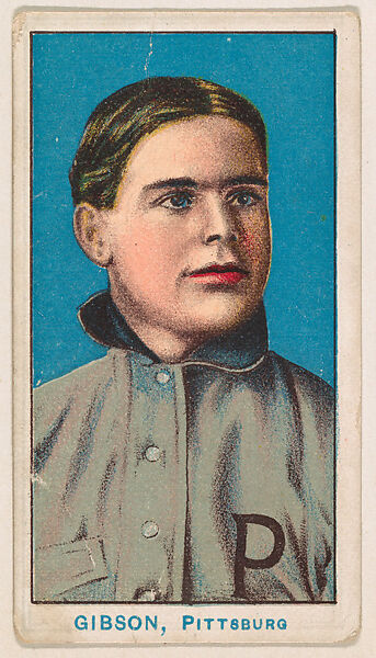 Gibson, Pittsburgh, from the Baseball Caramels series, type 2 (E90-2) for the American Caramel Company, Issued by American Caramel Company, Philadelphia, Photolithograph 