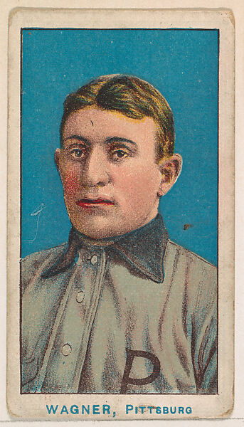 Wagner, Pittsburgh, from the Baseball Caramels series, type 2 (E90-2) for the American Caramel Company, Issued by American Caramel Company, Philadelphia, Photolithograph 