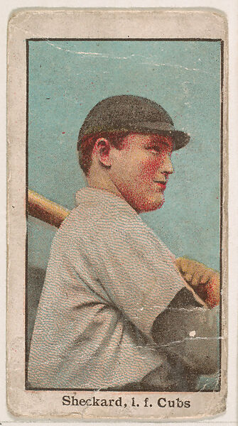 Sheckard, Left Field, Chicago Cubs, from the Baseball Caramels series, type 3 (E90-3) for the American Caramel Company, Issued by American Caramel Company, Philadelphia, Photolithograph 
