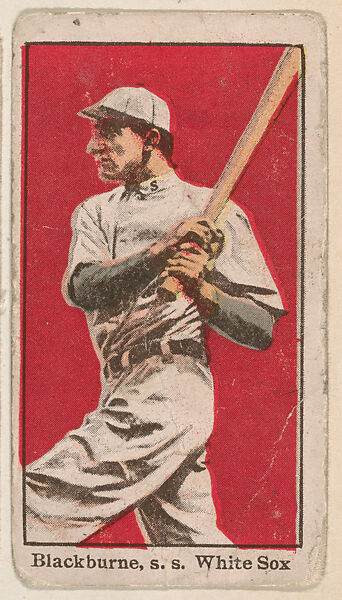 Blackburne, Shortstop, Chicago White Sox, from the Baseball Caramels series, type 3 (E90-3) for the American Caramel Company, Issued by American Caramel Company, Philadelphia, Photolithograph 
