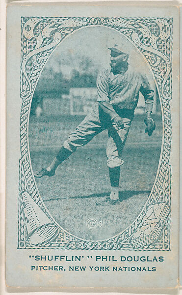 "Shufflin' " Phil Douglas, Pitcher, New York Nationals, from the American Caramel Baseball Players series (E120) for the American Caramel Company, Issued by American Caramel Company, Lancaster and York, Pennsylvania, Photolithograph 