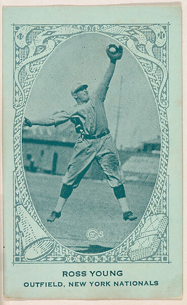 Ross Young, Outfield, New York Nationals, from the American Caramel Baseball Players series (E120) for the American Caramel Company, Issued by American Caramel Company, Lancaster and York, Pennsylvania, Photolithograph 