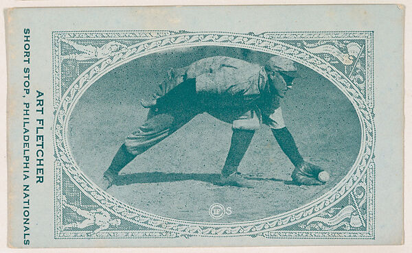 Art Fletcher, Shortstop, Philadelphia Nationals, from the American Caramel Baseball Players series (E120) for the American Caramel Company, Issued by American Caramel Company, Lancaster and York, Pennsylvania, Photolithograph 
