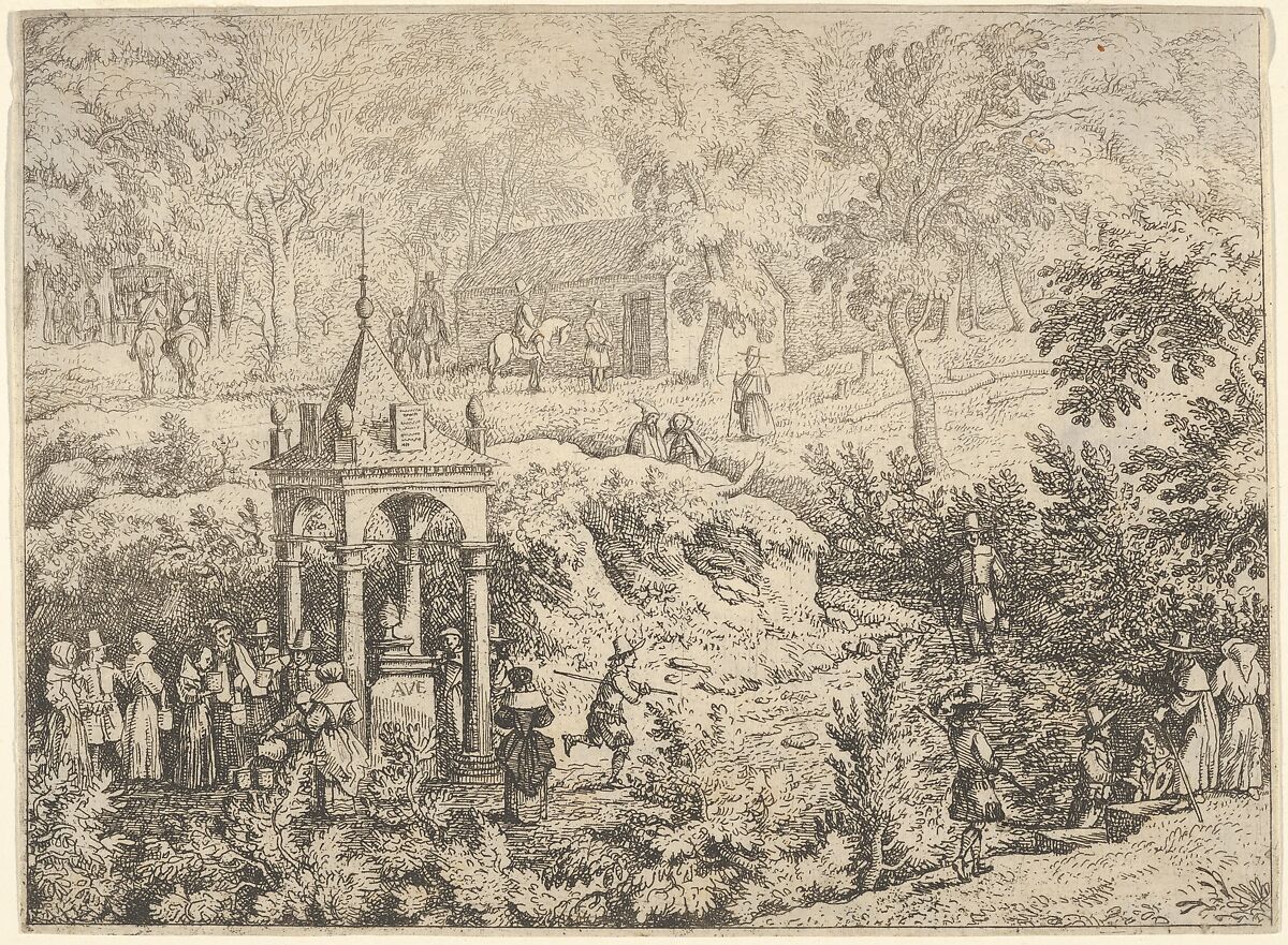 The Third Spring, Allart van Everdingen (Dutch, Alkmaar 1621–1675 Amsterdam), Engraving; first state of two 