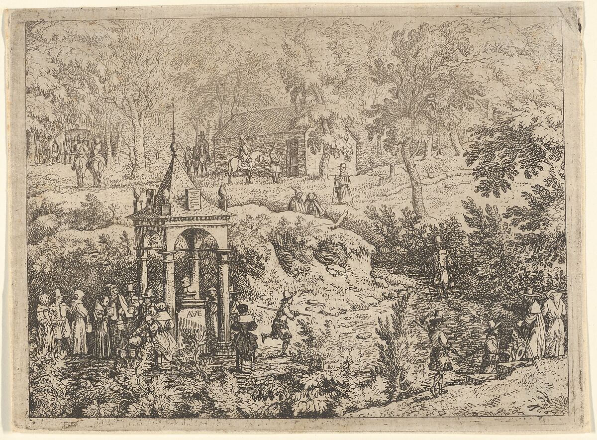 The Third Spring, Allart van Everdingen (Dutch, Alkmaar 1621–1675 Amsterdam), Engraving; first state of two 