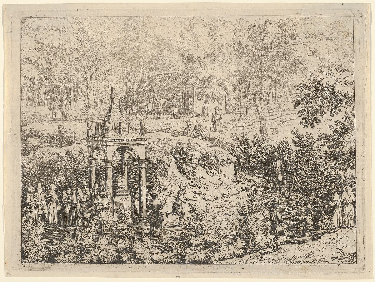 The Third Spring, Allart van Everdingen (Dutch, Alkmaar 1621–1675 Amsterdam), Engraving; first state of two 