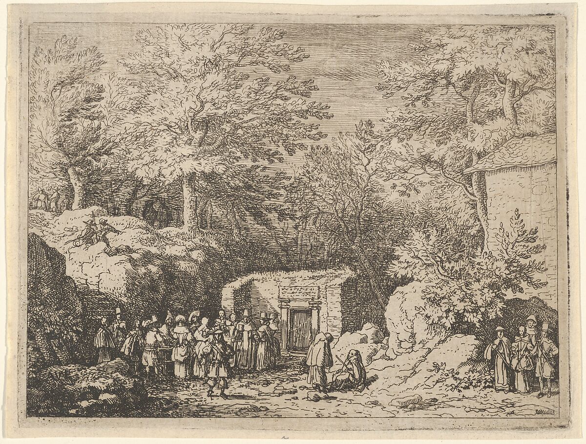 The Fourth Spring, Allart van Everdingen (Dutch, Alkmaar 1621–1675 Amsterdam), Etching; first state of two 