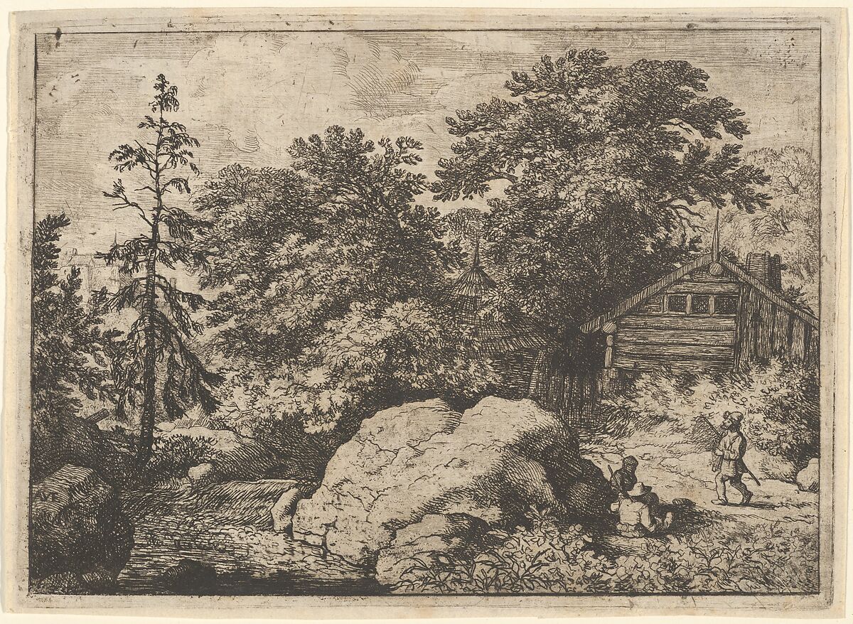 The Hill, Allart van Everdingen (Dutch, Alkmaar 1621–1675 Amsterdam), Engraving; second state of three 