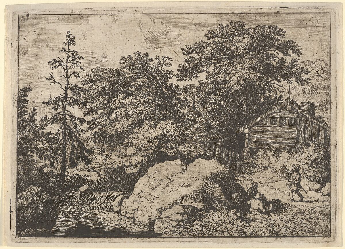 The Hill, Allart van Everdingen (Dutch, Alkmaar 1621–1675 Amsterdam), Engraving, second state of three 