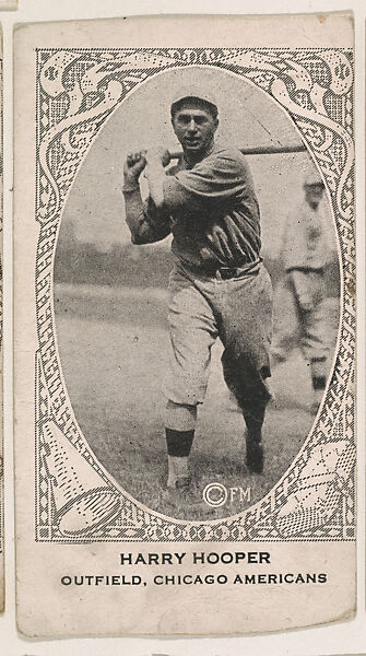 Harry Hooper, Outfield, Chicago Americans, from the American Caramel Baseball Players series (E120) for the American Caramel Company, Issued by American Caramel Company, Lancaster and York, Pennsylvania, Photolithograph 