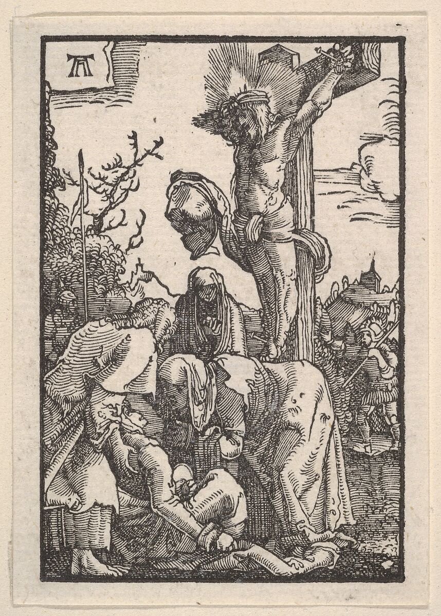 The Crucifixion, from The Fall and Salvation of Mankind Through the Life and Passion of Christ, Albrecht Altdorfer (German, Regensburg ca. 1480–1538 Regensburg), Woodcut 