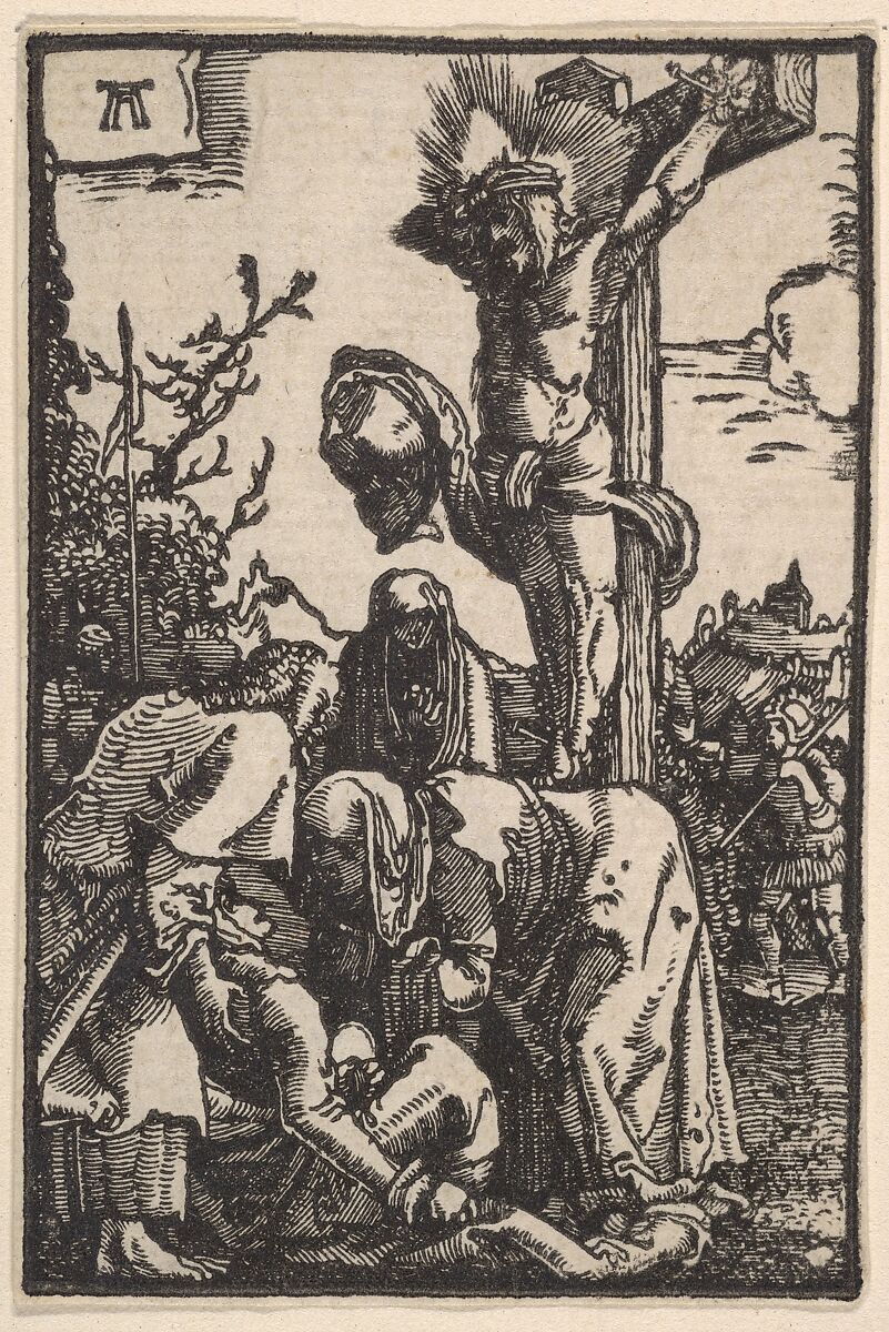 The Crucifixion, from "The Fall and Salvation of Mankind Through the Life and Passion of Christ", Albrecht Altdorfer (German, Regensburg ca. 1480–1538 Regensburg), Woodcut 
